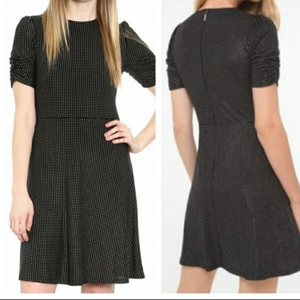 Michael Kors Metallic Dot Dress NWOT